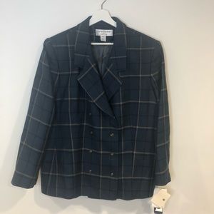 RENA ROWAN for Saville Roman Holiday Dusk Navy Blue Blazer NWT